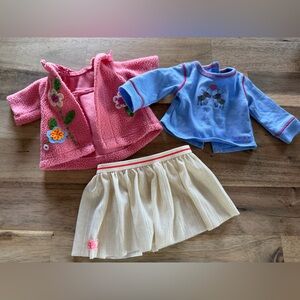 18” Doll Clothing Bundle – American Girl & Our Generation – 3pc Outfit Set